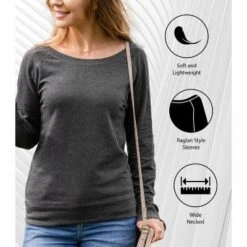 Women's - Disney - Christmas - I'm Snow Cute Lightweight French Terry Wide Neck Long Sleeve Graphic Shirt 6 Women's - Disney - Christmas - I'm Snow Cute Lightweight French Terry Wide Neck Long Sleeve Graphic Shirt -Northlight Sale Store GUEST 012b2459 70e4 44d7 b8c0 7ae11d3f552f 1