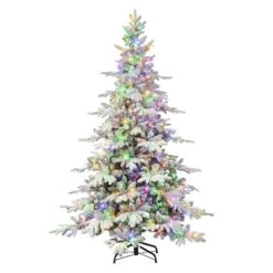 Puleo 7' Pre-Lit LED Flocked Full Utah Fir Artificial Christmas Tree Color Select Lights 8 Puleo 7' Pre-Lit LED Flocked Full Utah Fir Artificial Christmas Tree Color Select Lights -Northlight Sale Store GUEST 01c09f7b b740 4d43 9b93 c62b7c6cf54e