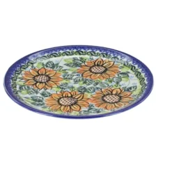 Blue Rose Polish Pottery Vena Dessert Plate 35 Blue Rose Polish Pottery Vena Dessert Plate -Northlight Sale Store GUEST 034b7bd9 0a6b 47fa 92c7 f0a786cda14b