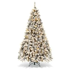 Costway Prelit 7.5ft Christmas Tree Flocked Xmas Snowy Tree 450 LED Lights 16 Costway Prelit 7.5ft Christmas Tree Flocked Xmas Snowy Tree 450 LED Lights -Northlight Sale Store GUEST 04bc266b 6570 46cb bc61 d6af3f603a66