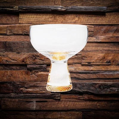 Classic Touch Set Of 4 Dessert Bowls With Gold Reflection Base, 5"H 2 Classic Touch Set Of 4 Dessert Bowls With Gold Reflection Base, 5"H - Image 2