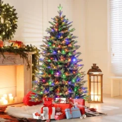 Costway 5/6/7 FT Pre-Lit Christmas Tree Hinged With 250/350/470 Multi-color Lights 22 Costway 5/6/7 FT Pre-Lit Christmas Tree Hinged With 250/350/470 Multi-color Lights -Northlight Sale Store GUEST 05b1b4b6 5bf5 41f1 8686 152d9f864a9f