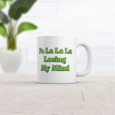 Crazy Dog Fa La La La Losing My Mind Mug Funny Sarcastic Christmas Carol Novelty Coffee Cup-11oz 1 Crazy Dog Fa La La La Losing My Mind Mug Funny Sarcastic Christmas Carol Novelty Coffee Cup-11oz