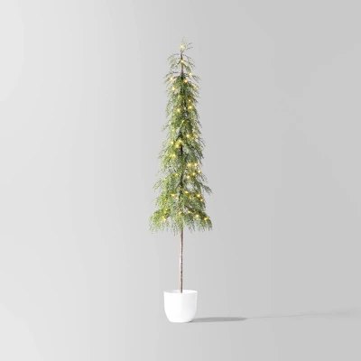 Pre-Lit Potted Balsam Artificial Christmas Tree - Wondershop™ 7 Pre-Lit Potted Balsam Artificial Christmas Tree - Wondershop™ - Image 7