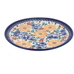 Blue Rose Polish Pottery Vena Dessert Plate 23 Blue Rose Polish Pottery Vena Dessert Plate -Northlight Sale Store GUEST 090fac6b 5066 42f1 b7b7 ef57ed139909