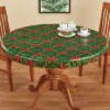 Collections Etc Holly Stretch-to-Fit Holiday Table Cover