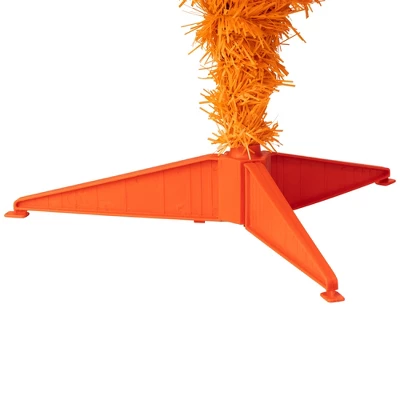 Northlight Pre-Lit Medium Artificial Pine Christmas Tree - 3' - Orange - Clear Lights 6 Northlight Pre-Lit Medium Artificial Pine Christmas Tree - 3' - Orange - Clear Lights - Image 6