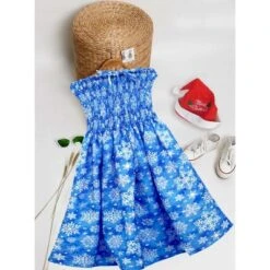 HAPPY BAY Women's Beach A Line Slit Mini Dress Ruched Tube Top Evening Party Short Strapless Casual Christmas Tree Dress For Women -Northlight Sale Store GUEST 0c8b7883 c9fe 4364 bccb 5b12ab76a1c5