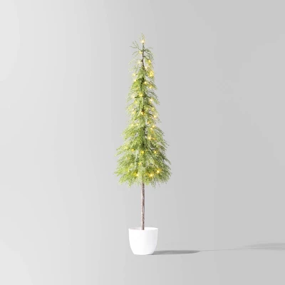 Pre-Lit Potted Balsam Artificial Christmas Tree - Wondershop™ 6 Pre-Lit Potted Balsam Artificial Christmas Tree - Wondershop™ - Image 6