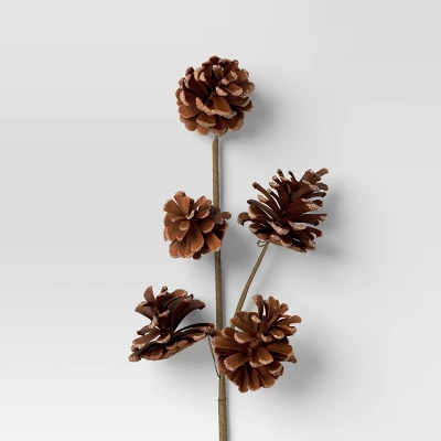 4pc Christmas Pick Set 2 Iced Pinecone 2 Red Berry With Pinecones - Wondershop™ 2 4pc Christmas Pick Set 2 Iced Pinecone 2 Red Berry With Pinecones - Wondershop™ - Image 2