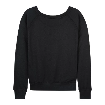 Women's - Disney - Christmas Wishes Tiana Lightweight French Terry Wide Neck Long Sleeve Graphic Shirt 2 Women's - Disney - Christmas Wishes Tiana Lightweight French Terry Wide Neck Long Sleeve Graphic Shirt - Image 2