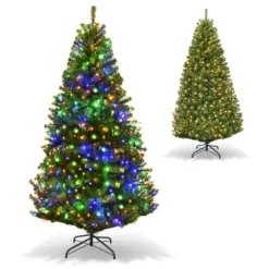 Costway 4/5/6/7/8/9 Ft Pre-Lit Artificial Christmas Tree Hinged 100/150/350/500/750/1000 LED Lights 22 Costway 4/5/6/7/8/9 Ft Pre-Lit Artificial Christmas Tree Hinged 100/150/350/500/750/1000 LED Lights -Northlight Sale Store GUEST 125cce42 022d 4b6c b3d4 982bcc4b995d