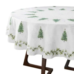 Avanti Linens Trees 70" Round Tablecloth