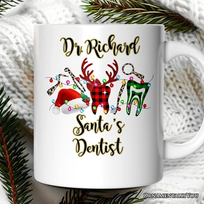 Buffalo Plaid Christmas Mug, Dental Gift (Non-Custom Only)| OrnamentallyYou 4 Buffalo Plaid Christmas Mug, Dental Gift (Non-Custom Only)| OrnamentallyYou - Image 4