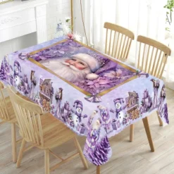 LOVEVOOK Merry Christmas Tablecloth, Christmas Tree Tablecloth, Stain Resistant Dining Table Cover For Holiday Decor 9 LOVEVOOK Merry Christmas Tablecloth, Christmas Tree Tablecloth, Stain Resistant Dining Table Cover For Holiday Decor -Northlight Sale Store GUEST 15207236 5b70 4c14 a6f5 6357ed4c5a17