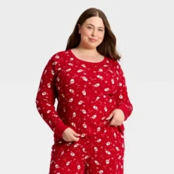 Women's Santa Print Ribbed Long Sleeve Holiday Matching Family Pajama Shirt - Wondershop™ Red 9 Women's Santa Print Ribbed Long Sleeve Holiday Matching Family Pajama Shirt - Wondershop™ Red -Northlight Sale Store GUEST 162effef 66c5 45d5 a87e 64de9eecac11