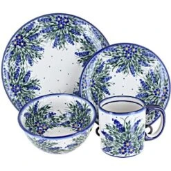 Blue Rose Polish Pottery WR Unikat Dinnerware (4 PC) 11 Blue Rose Polish Pottery WR Unikat Dinnerware (4 PC) -Northlight Sale Store GUEST 174ab9aa 32b3 4a4f b762 472d8c1c302e