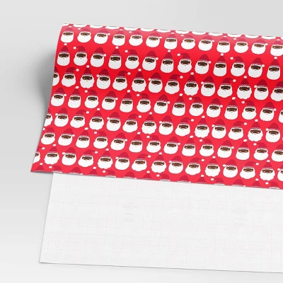 40” 125 Sq Ft Christmas Roll Wrap Santa - Wondershop™ 2 40” 125 Sq Ft Christmas Roll Wrap Santa - Wondershop™ - Image 2