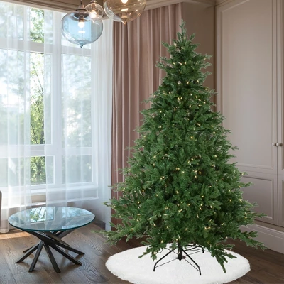 Northlight Real Touch™️Pre-Lit Full Minnesota Balsam Fir Artificial Christmas Tree - 6.5' - Warm White LED 6 Northlight Real Touch™️Pre-Lit Full Minnesota Balsam Fir Artificial Christmas Tree - 6.5' - Warm White LED - Image 6