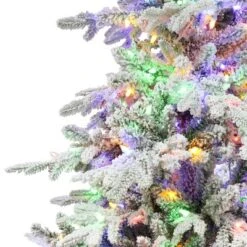 Puleo 7' Pre-Lit LED Flocked Full Utah Fir Artificial Christmas Tree Color Select Lights 10 Puleo 7' Pre-Lit LED Flocked Full Utah Fir Artificial Christmas Tree Color Select Lights -Northlight Sale Store GUEST 19a16dad d686 4fa4 97b0 e694f07b1aac