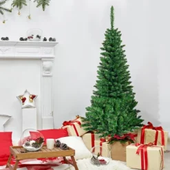 Costway 4.56.57.5ft Pre-Lit Hinged Pencil Christma Multicolor Lights -Northlight Sale Store GUEST 19a51441 9a17 45f7 975c a1291388b870