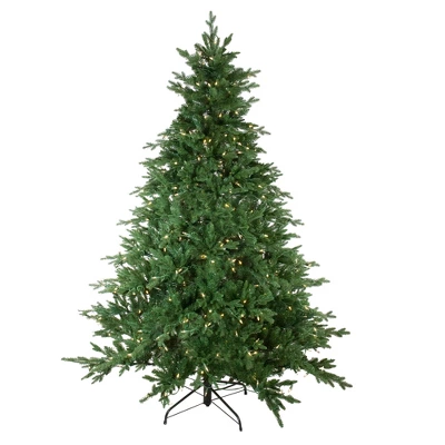 Northlight Real Touch™️Pre-Lit Full Minnesota Balsam Fir Artificial Christmas Tree - 6.5' - Warm White LED 1 Northlight Real Touch™️Pre-Lit Full Minnesota Balsam Fir Artificial Christmas Tree - 6.5' - Warm White LED