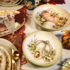 Certified International Set Of 4 38oz Autumn Breeze Soup Bowls 5 Certified International Set Of 4 38oz Autumn Breeze Soup Bowls -Northlight Sale Store GUEST 1a8b1397 37e6 4d59 b1e7 f7a01e558323