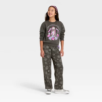 Disney Girls' The Nightmare Before Christmas Sally Fleece Crewneck Sweatshirt - Gray 3 Disney Girls' The Nightmare Before Christmas Sally Fleece Crewneck Sweatshirt - Gray - Image 3