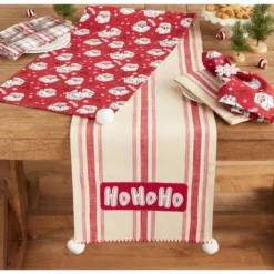 Dii Ho Ho Ho Santa! Embellished Table Runner