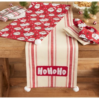 Dii Ho Ho Ho Santa! Embellished Table Runner 1 Dii Ho Ho Ho Santa! Embellished Table Runner