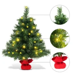 Costway 2 FT Pre-Lit Tabletop Fir Artifical Christmas Tree Led Lights 12 Costway 2 FT Pre-Lit Tabletop Fir Artifical Christmas Tree Led Lights -Northlight Sale Store GUEST 1d65e778 7fa6 46a5 a5bd 2239a6a96323