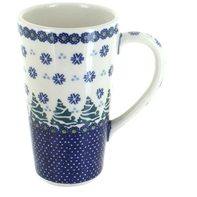 Blue Rose Polish Pottery K083 Manufaktura Large Coffee Mug 10 Blue Rose Polish Pottery K083 Manufaktura Large Coffee Mug - Image 10