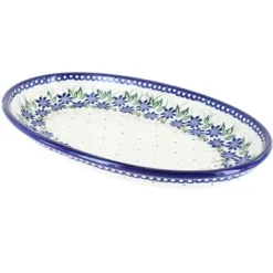 Blue Rose Polish Pottery 104 Vena Oval Platter 31 Blue Rose Polish Pottery 104 Vena Oval Platter -Northlight Sale Store GUEST 200a5d3b 33f5 448b 9704 f765ed4f57d4