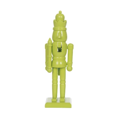 Transpac 7 Inch Wood Lime Green Nutcracker Decorative Object For Christmas Tabletop Decor And Unique Holiday Gifts 1 Transpac 7 Inch Wood Lime Green Nutcracker Decorative Object For Christmas Tabletop Decor And Unique Holiday Gifts