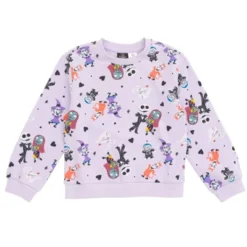 Disney Princess Christmas Fleece Sweatshirt Pants Outfit Set Little Kid To Big Kid