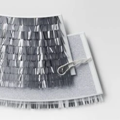 Christmas Mirrored Metallic Fringe Fabric Tree Collar Silver - Wondershop™ 6 Christmas Mirrored Metallic Fringe Fabric Tree Collar Silver - Wondershop™ -Northlight Sale Store GUEST 221e6e7c 47e7 45ac 9f0c bc10b80fca3f