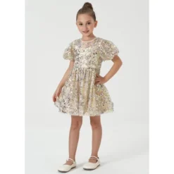 2Bunnies Christmas New Year Holiday Girl Gold Shimmer Sparkle Sequin Dress Puff Sleeve 9 2Bunnies Christmas New Year Holiday Girl Gold Shimmer Sparkle Sequin Dress Puff Sleeve -Northlight Sale Store GUEST 23c0c984 e9d2 4073 acb2 9f2bf31ad9c4