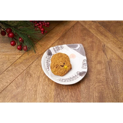 Gallerie II Beige Gnome 3D Small Christmas Cookie Plate 2 Gallerie II Beige Gnome 3D Small Christmas Cookie Plate - Image 2