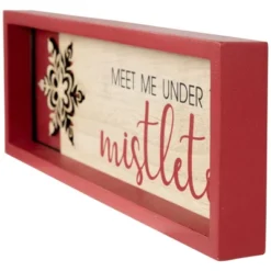 Northlight Framed "Meet Me Under The Mistletoe" Christmas Wall Decoration - 11.75" - Red 9 Northlight Framed "Meet Me Under The Mistletoe" Christmas Wall Decoration - 11.75" - Red -Northlight Sale Store GUEST 26a7983d b6b7 4ed1 aa8a 6a366f45b2bb