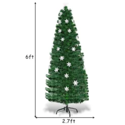 Costway 6FT Pre-Lit Fiber Optic Christmas Tree Multicolor Lights 9 Costway 6FT Pre-Lit Fiber Optic Christmas Tree Multicolor Lights -Northlight Sale Store GUEST 26acf880 bc49 45ac 84d6 9d88fea194ce