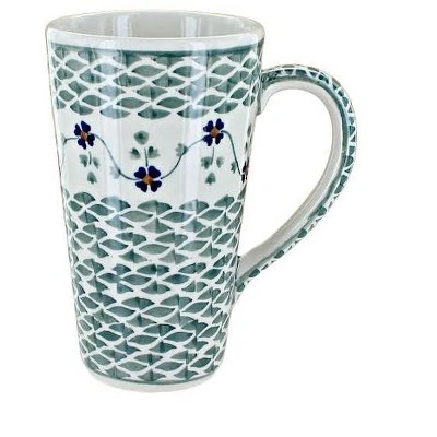 Blue Rose Polish Pottery K083 Manufaktura Large Coffee Mug 20 Blue Rose Polish Pottery K083 Manufaktura Large Coffee Mug - Image 20