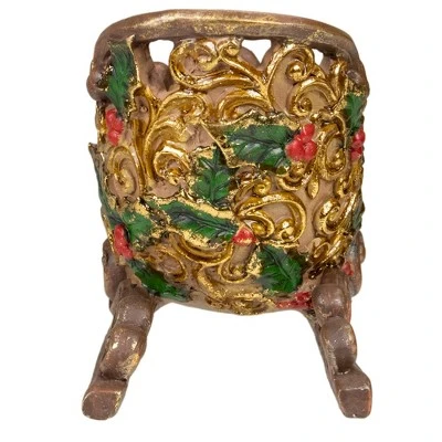 Northlight 8.75" Brown And Gold Sleigh Tabletop Christmas Decoration 3 Northlight 8.75" Brown And Gold Sleigh Tabletop Christmas Decoration - Image 3