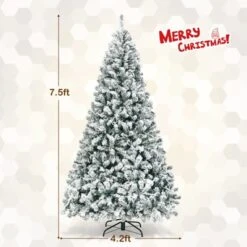 Costway Prelit 7.5ft Christmas Tree Flocked Xmas Snowy Tree 450 LED Lights 11 Costway Prelit 7.5ft Christmas Tree Flocked Xmas Snowy Tree 450 LED Lights -Northlight Sale Store GUEST 27be5ec2 04e7 420e 89ce 8bb8f5821ff7
