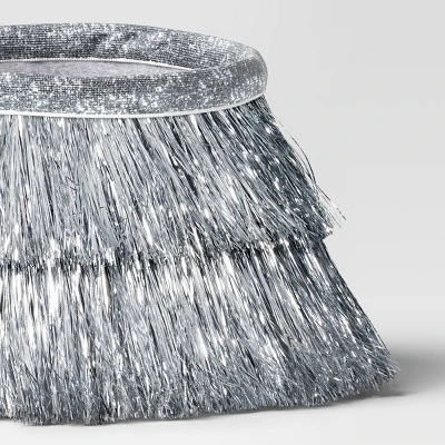 7" Christmas Roll Up Mini Tree Collar Silver - Wondershop™ 2 7" Christmas Roll Up Mini Tree Collar Silver - Wondershop™ - Image 2