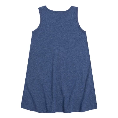 Girls' - Teenage Mutant Ninja Turtles - Merry Christmas Dude Graphic Sleeveless Aline Dress 2 Girls' - Teenage Mutant Ninja Turtles - Merry Christmas Dude Graphic Sleeveless Aline Dress - Image 2