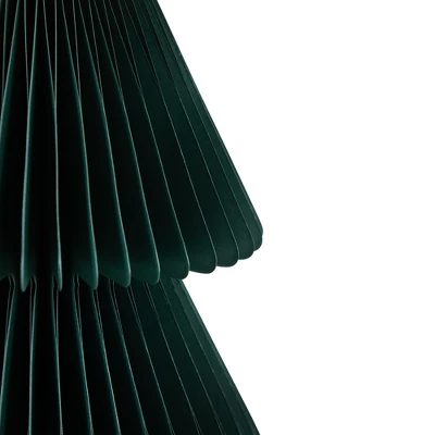 Northlight Accordion Honeycomb Foldable Paper Christmas Tree - 3' - Dark Green 4 Northlight Accordion Honeycomb Foldable Paper Christmas Tree - 3' - Dark Green - Image 4