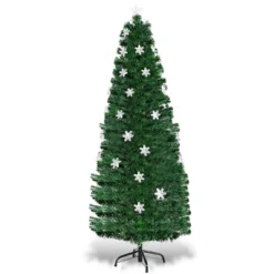 Northlight Sale Store 35 Costway 6FT Pre-Lit Fiber Optic Christmas Tree Multicolor Lights