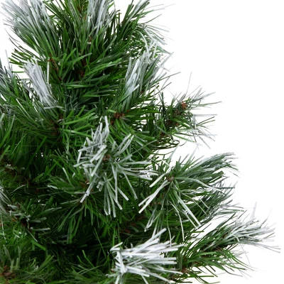 Northlight Whitecap Pine Artificial Mini Christmas Tree - 14" - Unlit 2 Northlight Whitecap Pine Artificial Mini Christmas Tree - 14" - Unlit - Image 2