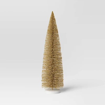 36" Christmas Bottle Brush Tree Sculpture - Wondershop™ 3 36" Christmas Bottle Brush Tree Sculpture - Wondershop™ - Image 3