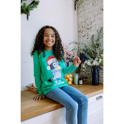 Bluey Christmas Matching Family Long Sleeve T-Shirt Toddler 1 Bluey Christmas Matching Family Long Sleeve T-Shirt Toddler